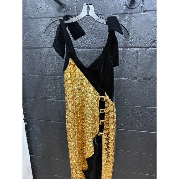 RAISA & VANESSA Sequinned Dress with Scallop Hem - Picture 6 of 10